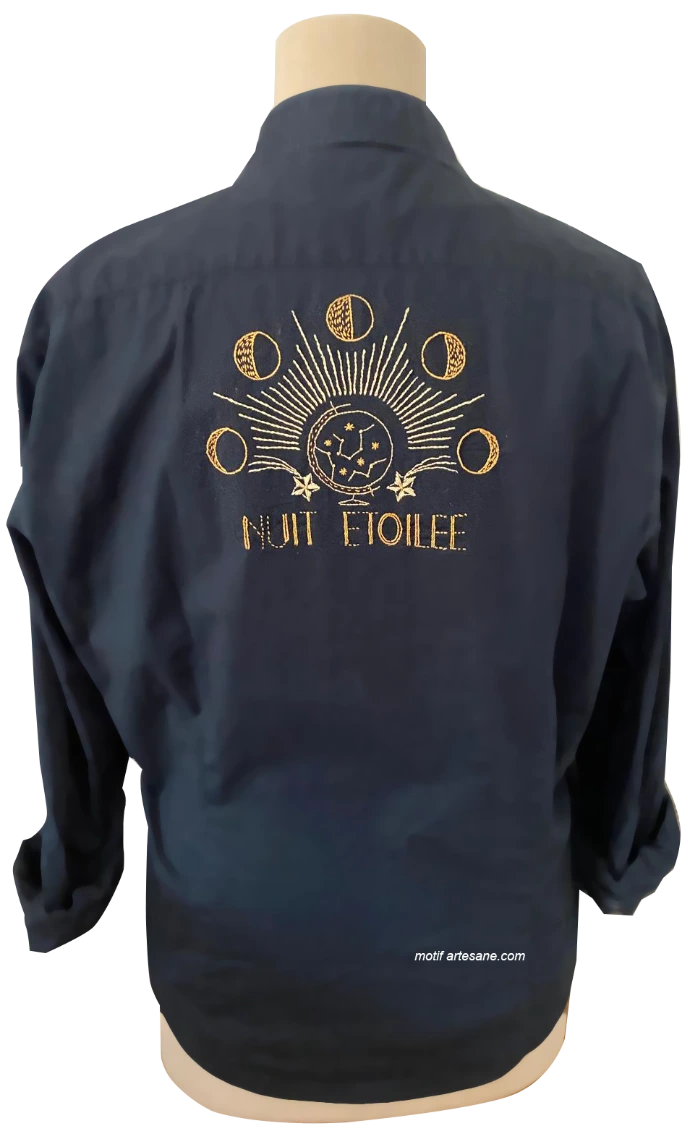Chemise brodée