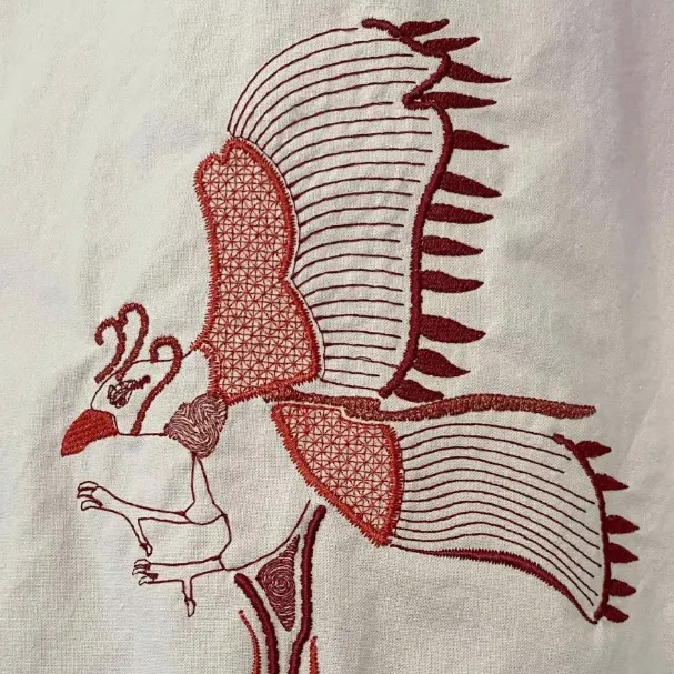 Broderie sur chemise